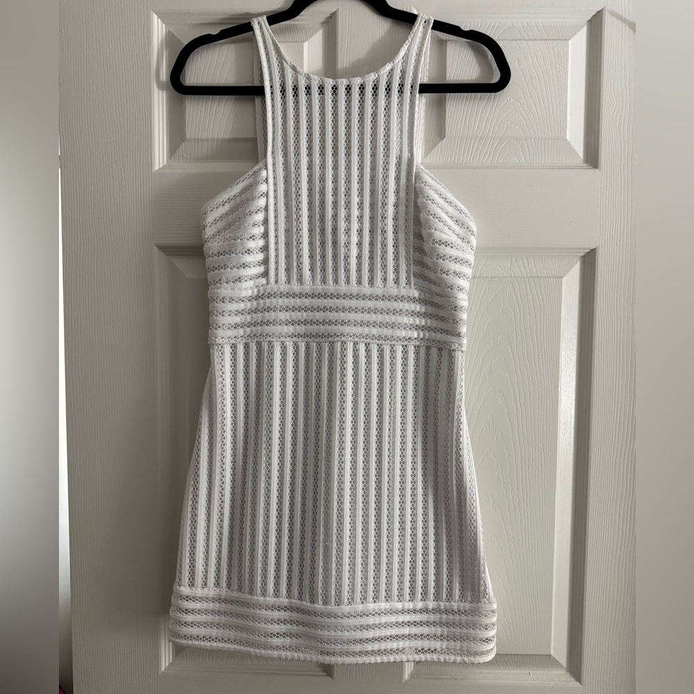 Lilly Pulitzer White Textured Mini Dress